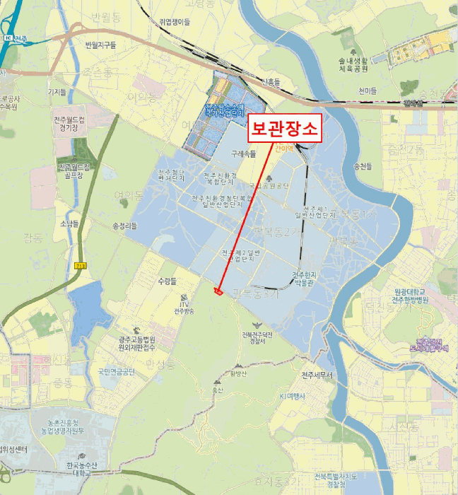 전주시 덕진구 중상보로 우아동2가 덤프트럭 경매 물건 사진