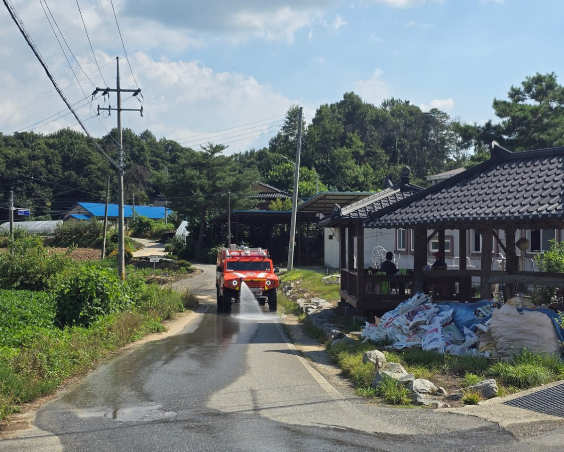 산림항공본부, 드론·다목적산불진화차 활용한 폭염 피해 예방활동 실시