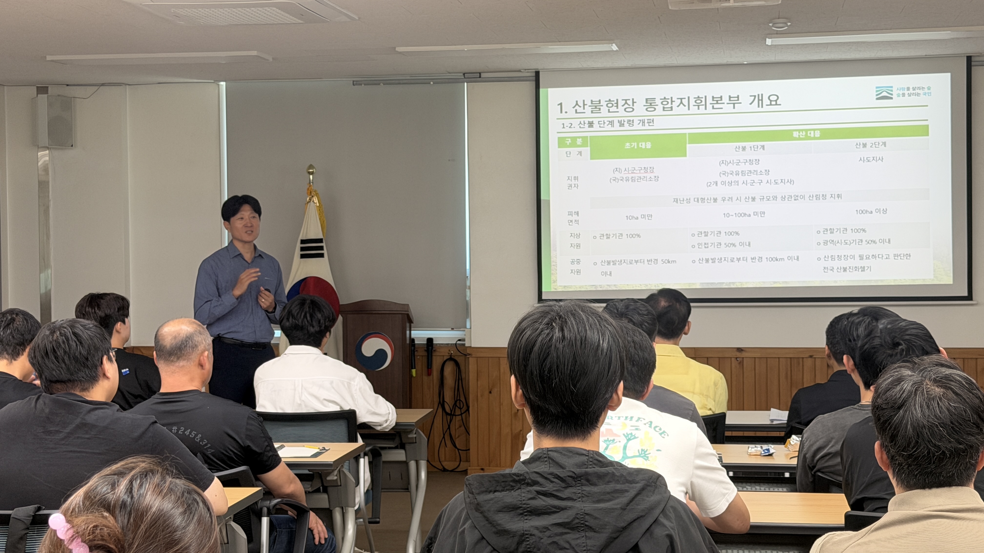 중부지방산림청, 가을철 산불 대비 교육 실시 이미지1