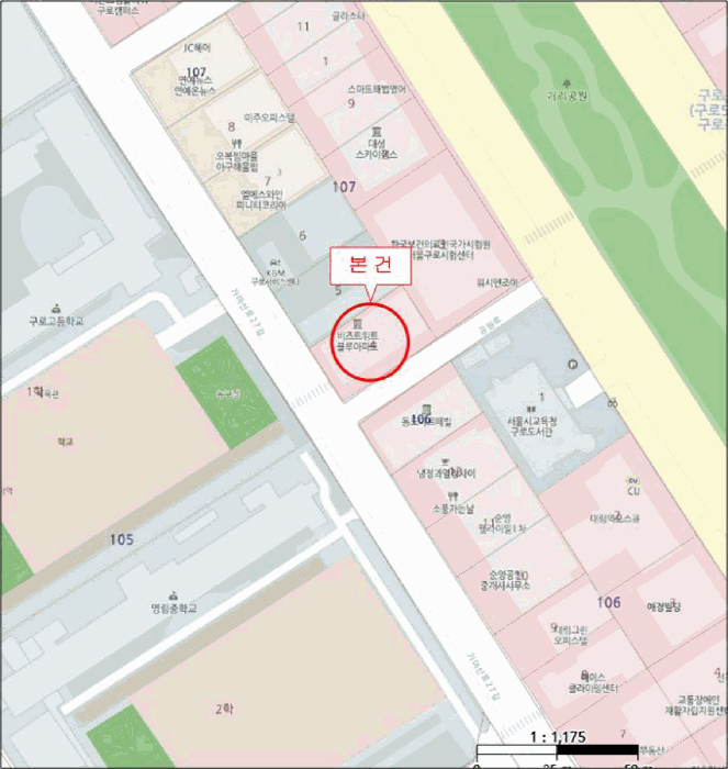 구로구 구로동 107-4 오피스텔 경매 물건 사진