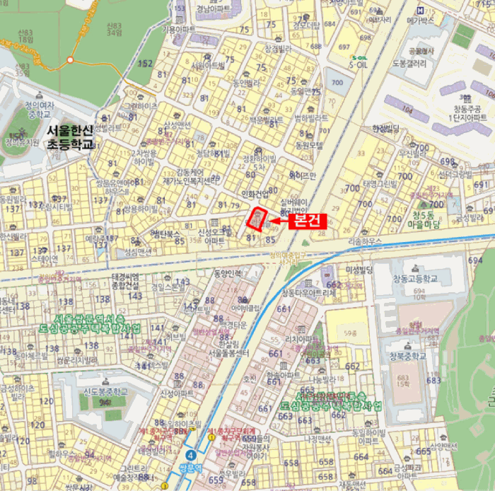 도봉구 쌍문동 80-37 연립주택,다세대,빌라 경매 물건 사진