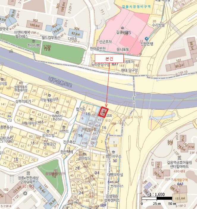 성북구 정릉동 16-448 근린생활시설 경매 물건 사진