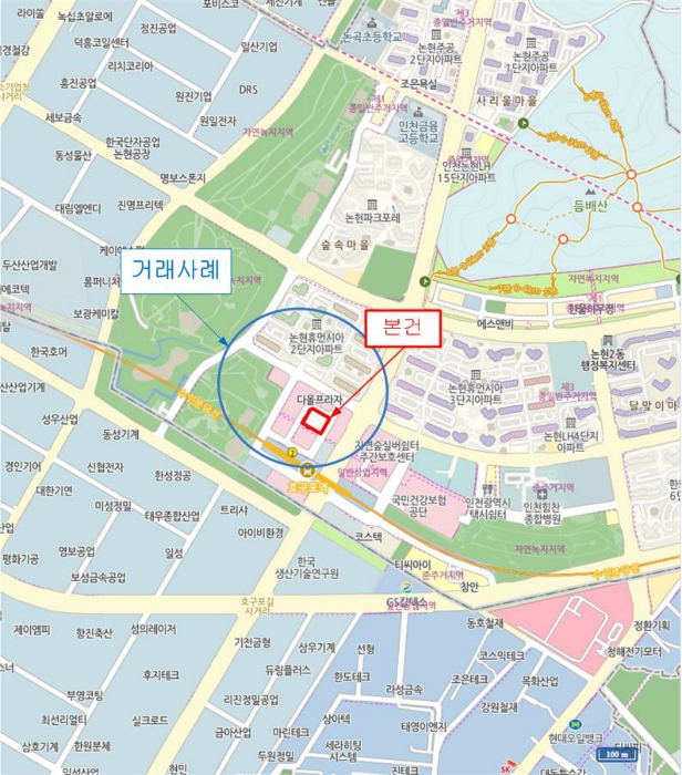 남동구 논현동 부티크646 오피스텔 경매 물건 사진