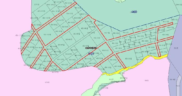 용인시 기흥구 공세동 임야 경매 물건 사진