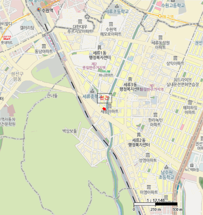 수원시 권선구 세류동 연립주택,다세대,빌라 경매 물건 사진