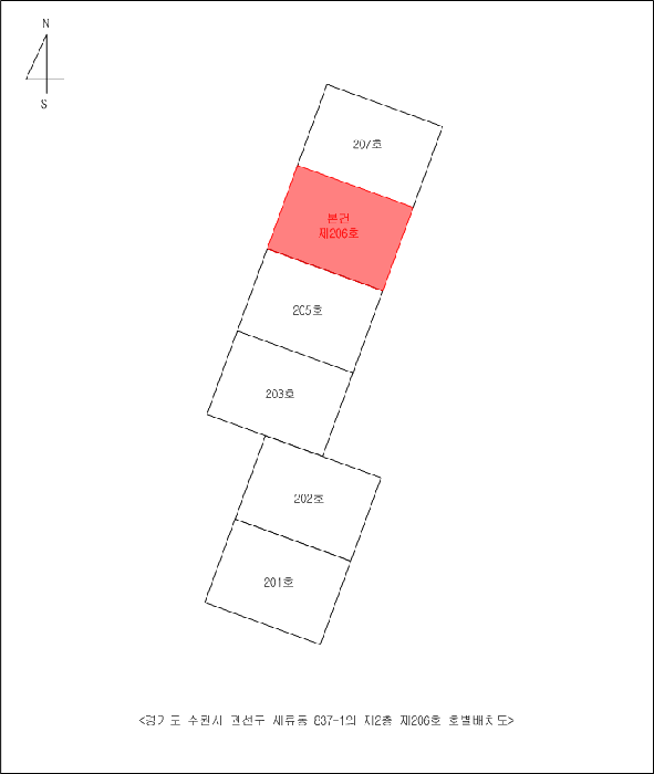 수원시 권선구 세류동 연립주택,다세대,빌라 경매 물건 사진