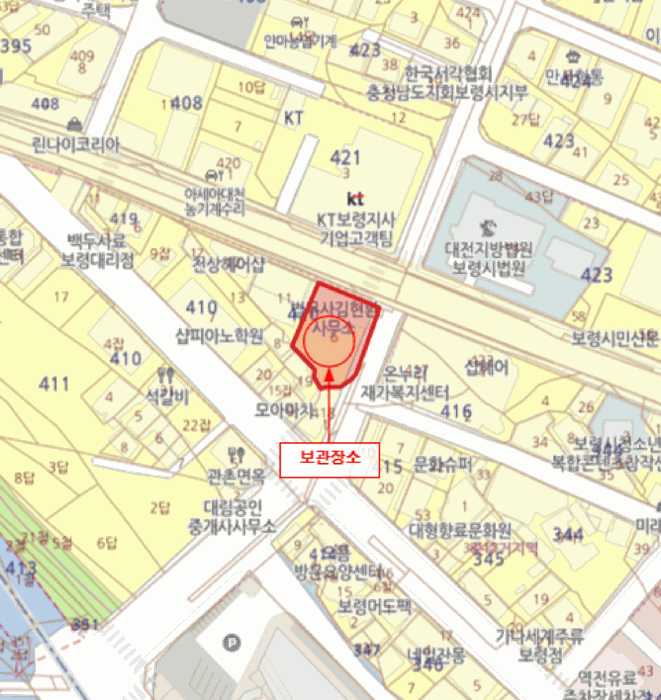 보령시 웅천읍 장터중앙길 승용차 경매 물건 사진