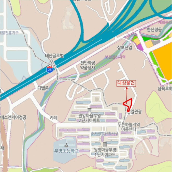 천안시 성정동 더리치빌1차 자동차 경매 물건 사진