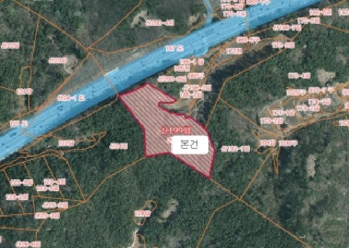 당진시 용연동 산199 임야 경매 물건 사진