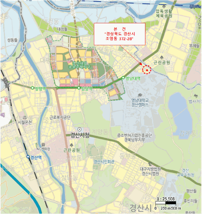 경산시 조영동 372-28 단독주택다가구 경매 물건 사진