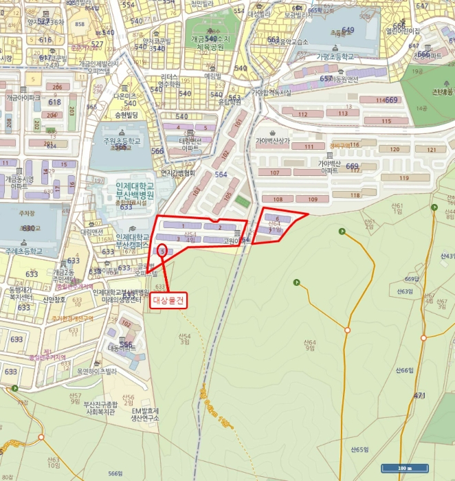 부산진구 개금동 고원아파트 아파트 경매 물건 사진