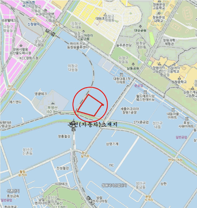 창원시 성산구 남면로 자동차 경매 물건 사진