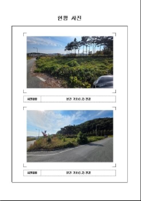 함평군 월야면 외치리 대지,임야,전답 경매 물건 사진