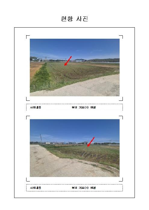 함평군 월야면 양정리 전답 경매 물건 사진