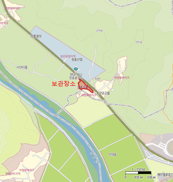 강진군 병영면 삼인리 굴삭기 경매 물건 사진