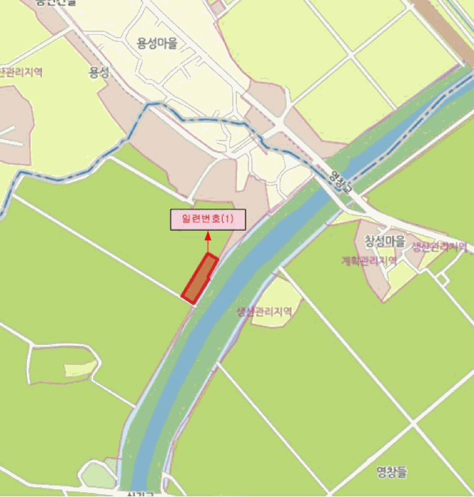 군산시 임피면 영창리 전답 경매 물건 사진