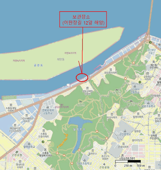 군산시 옥도면 선유도리 어업권 경매 물건 사진